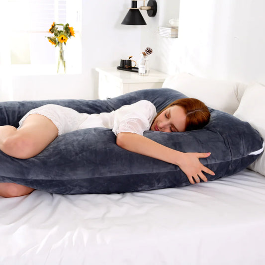 Removable & Washable U-Shaped Maternity Pillow